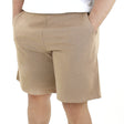 Image for Men's Solid Cotton Short,Camel