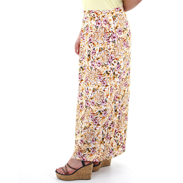 Image for Women's Floral Long Skirt,Multi