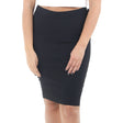 Image for Women's Seamed Super Mini Bodycon Skirt,Black