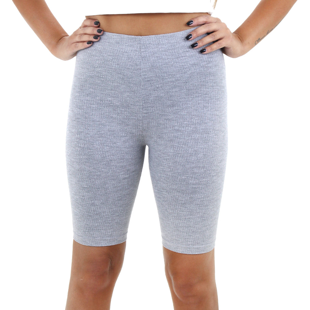 Image for Women's Ribbed Cropped Legging,Grey