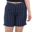 Image for Women's Striped Short,Navy