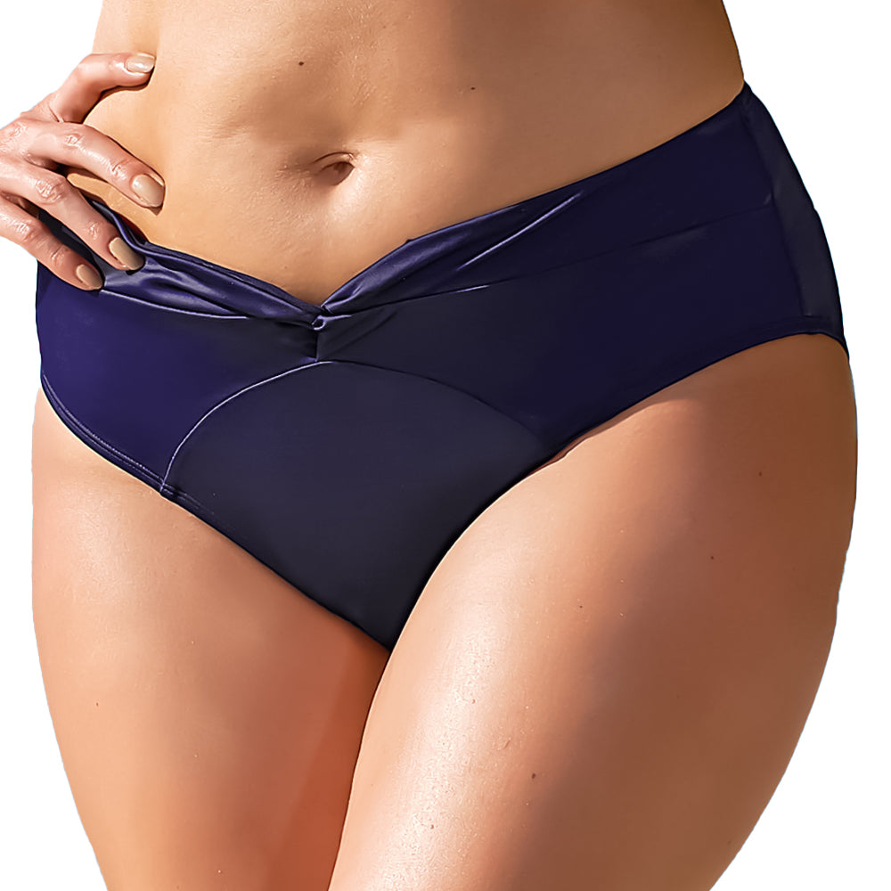 Image for Women's V Cut Bikini Bottom,Navy