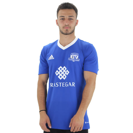 Image for Men's V-Neck Graphic Sport Top,Blue