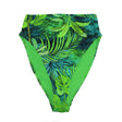 Image for Women's Tropical Print Bikini Bottom,Green