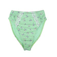 Image for Women's Floral High Waist Bikini Bottom,Light Green