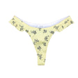 Image for Women's Floral V-Style Bikini Bottom,Yellow