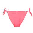 Image for Women's Tie Side Bikini Bottom With Ring Detail,Neon Coral