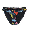 Image for Women's Floral Bikini Bottom,Black