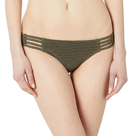 Image for Women's Ribbed Bikini Brief With Style-Side,Olive
