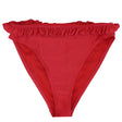 Image for Women's Frill Waist Bikini Brief,Red