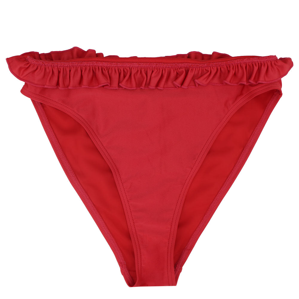 Image for Women's Frill Waist Bikini Brief,Red