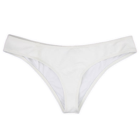 Image for Women's Textured V-Style Bikini Bottom,White