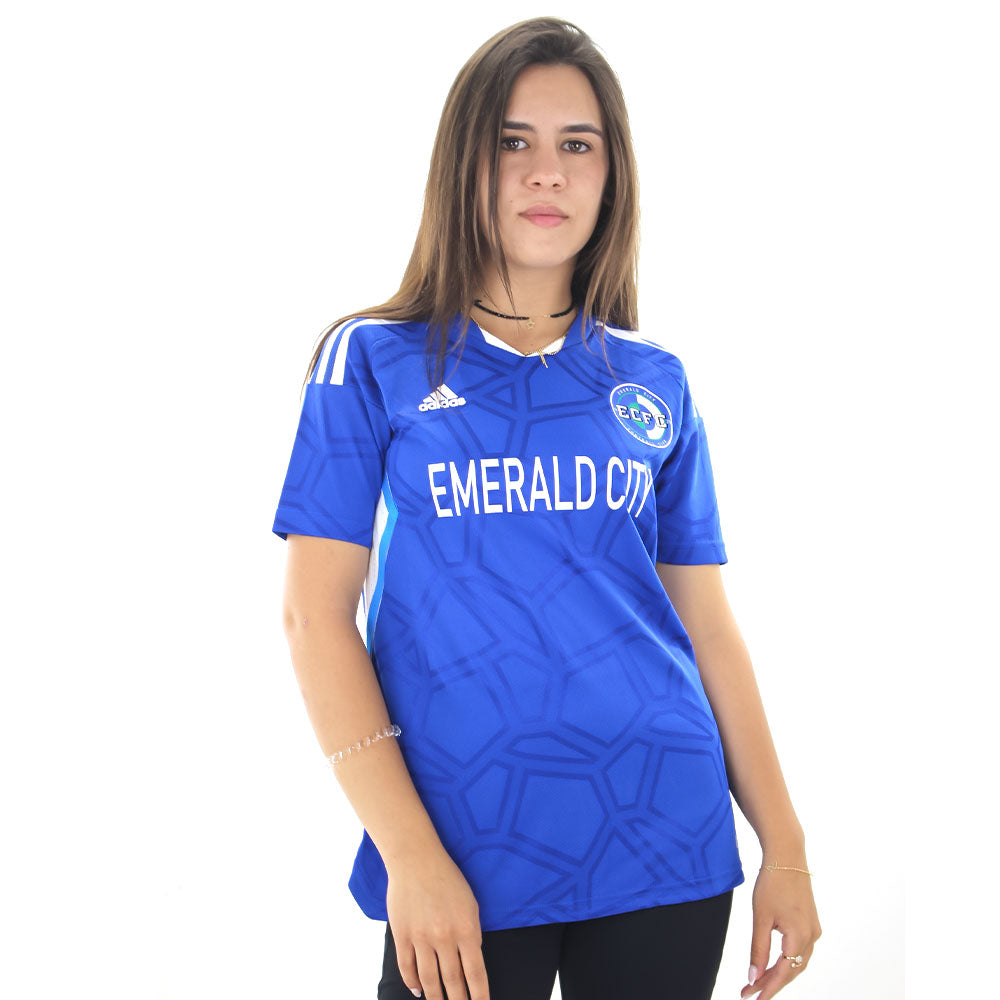 Image for Women's Graphic Print Number 45 Back Sport Top,Indigo