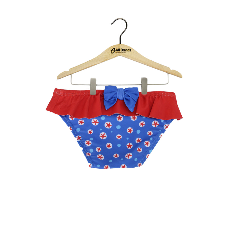 Image for Kids Girl Printed Bikini Bottom,Blue/Red