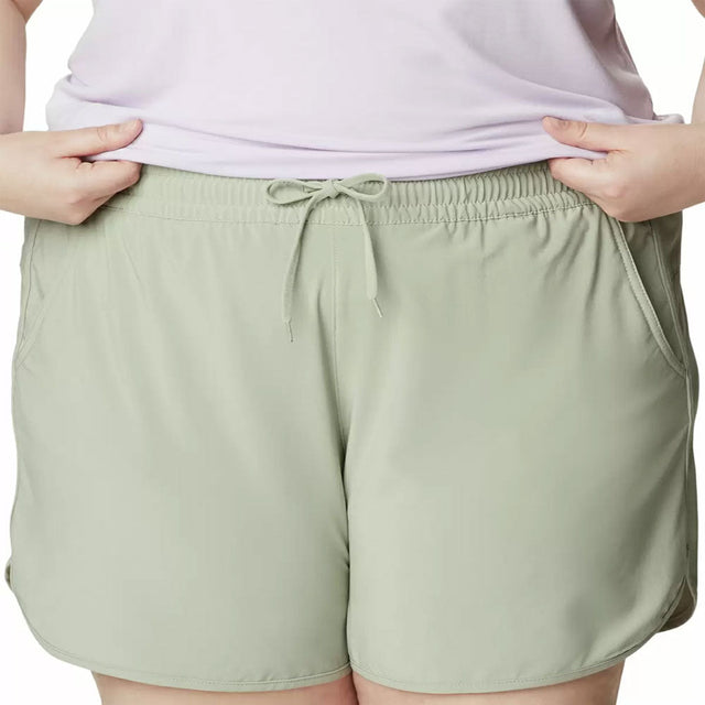 Image for Women's Plain Solid Sport Short,Light Olive