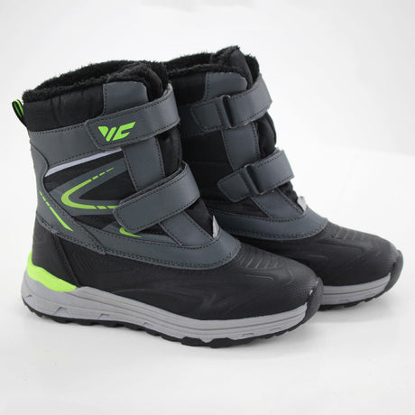 Image for Kids Boy Rubber Flur In Side Boots,Dark Grey