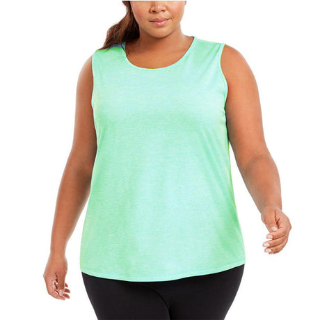 Image for Women's Plain Keyhole-Back Tank Top,Light Green