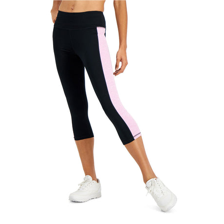 Image for Women's Essentials Colorblocked Cropped Leggings,Black