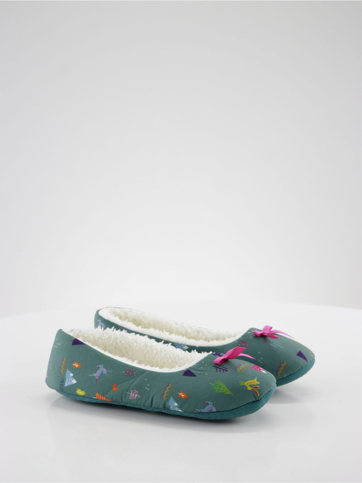 Image for Women's christmas Decoration print Slippers,Green