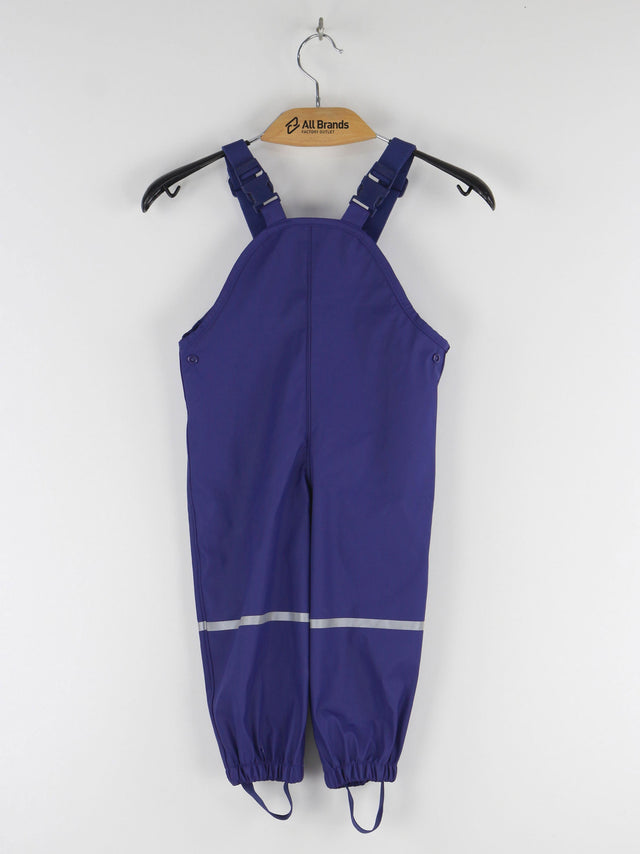 Image for Kids Girl Plain Solid Ski Jumpsuit,Dark Purple