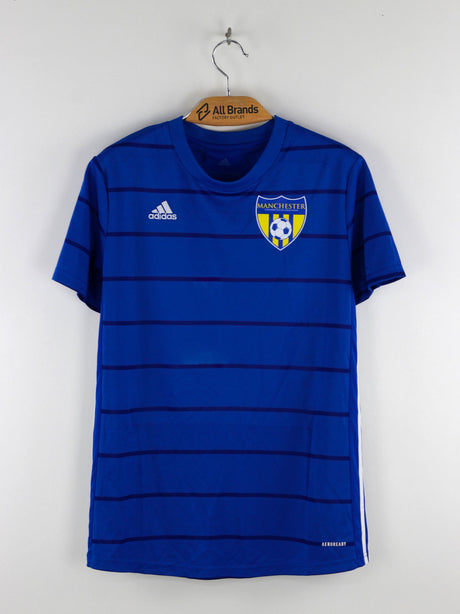 Image for Women's Striped With Logo Embroidered Sport Top,Blue