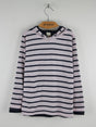 Image for Kids Girl Striped Hoodies,White