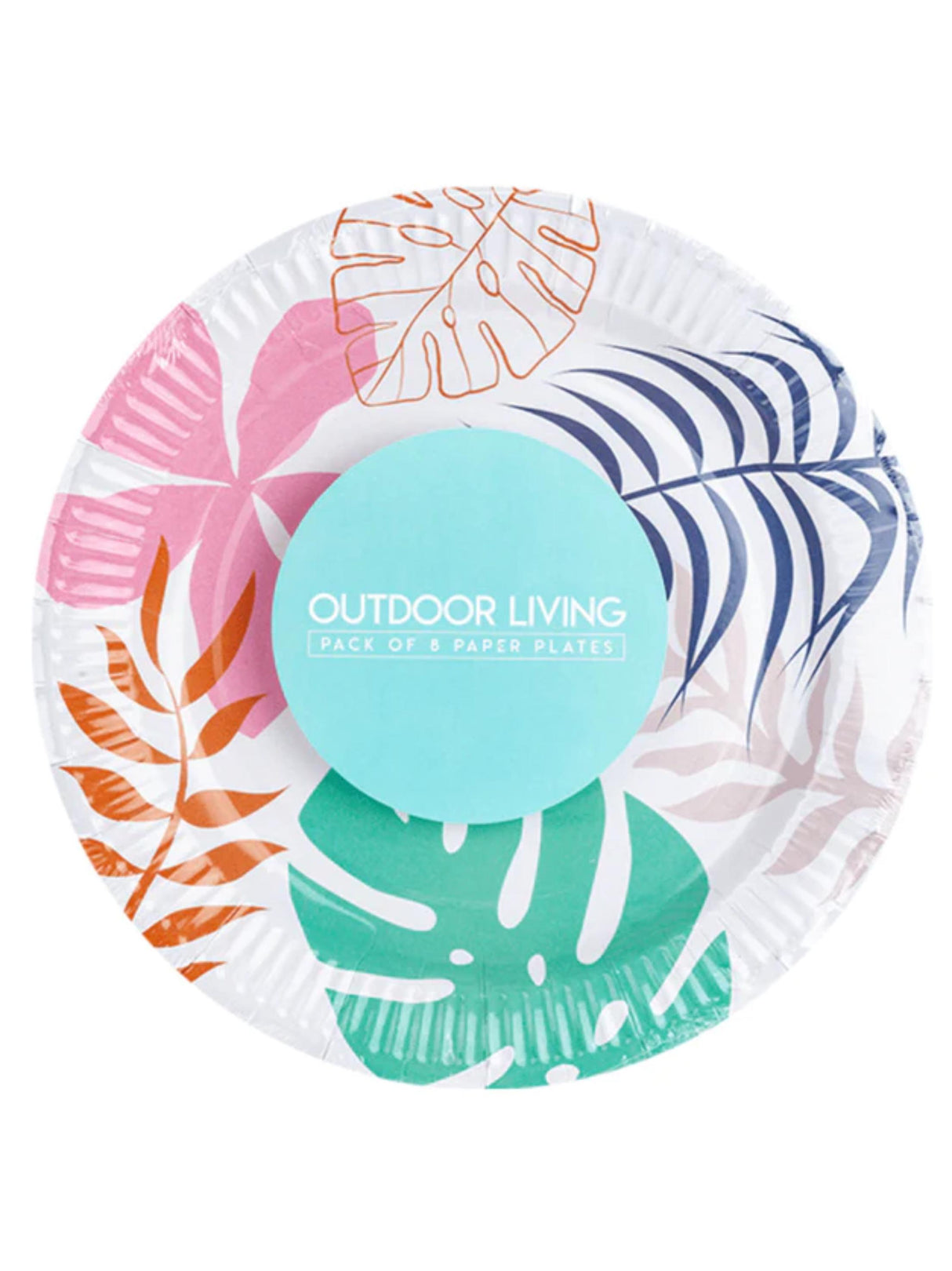 Image for 9" Botanical Paper Plates - Pack Of 8