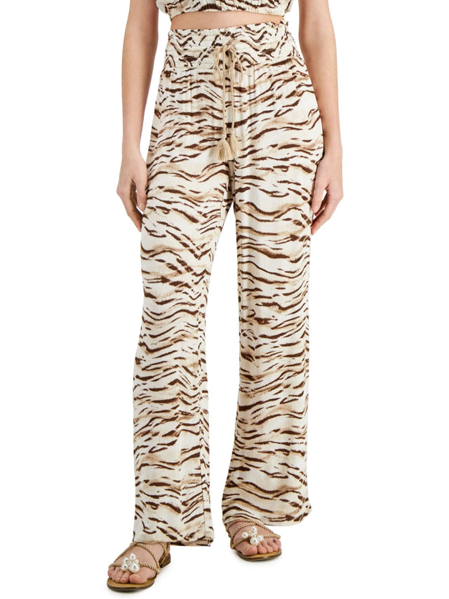 Image for Women's Zebra Printed Casual Pant,Multi