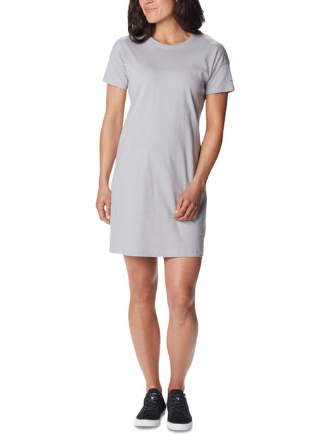 Image for Women's Plain Solid Short Dress, Grey