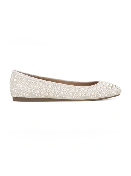 Image for Women's Pearl Flat,Off White