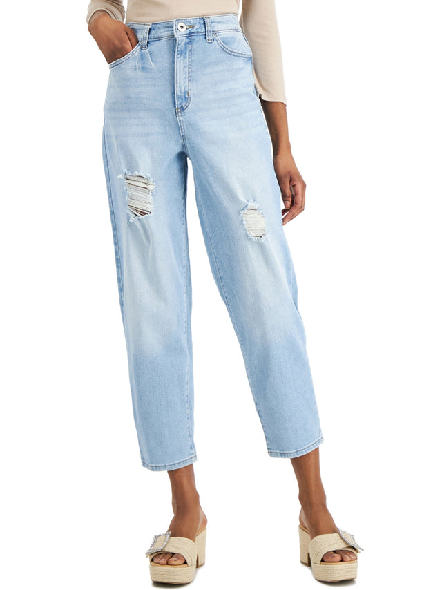 Image for Women's Ripped Jeans,Light Blue