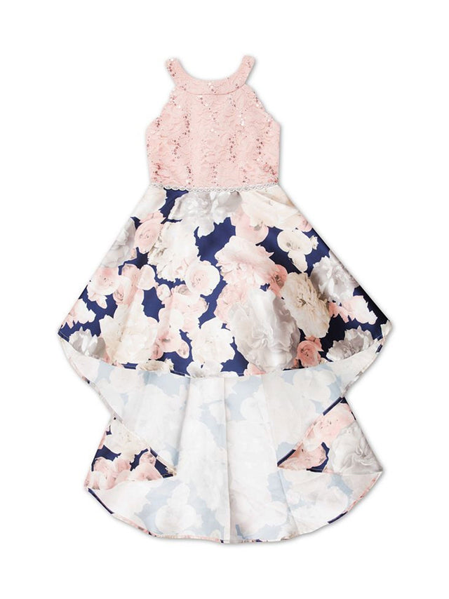 Image for Kids Girls Graphic Printed Dress,Pink