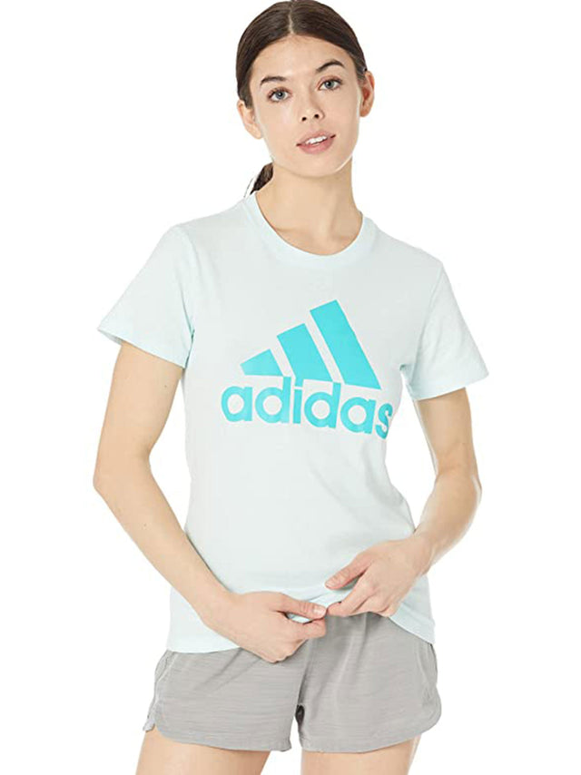 Image for Women's Brand Logo Printed Sport Top,Light Blue