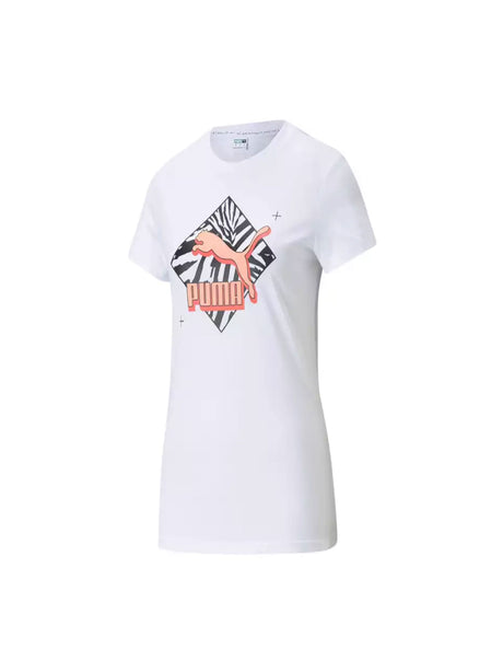 Image for Women's Short Sleeve Graphic T-Shirt,White