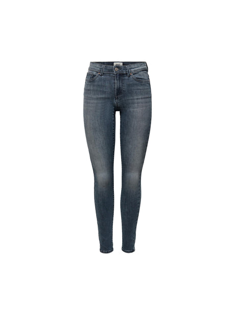 Image for Women's Washed Skinny Jeans,Dark Blue