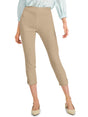 Image for Women's Textured Fringed-Hem Ankle Pant,Beige