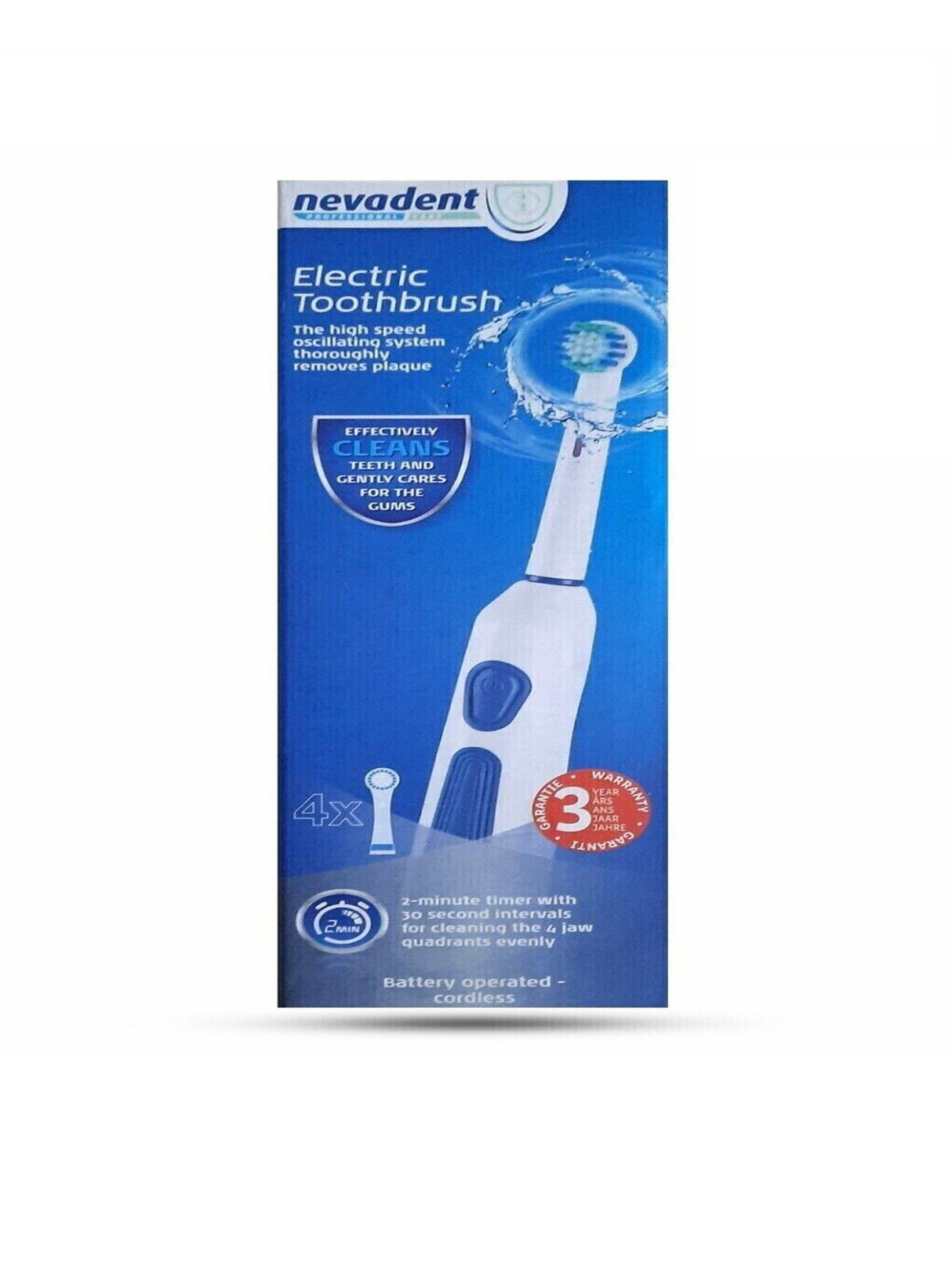 Image for Electric Toothbrush With 4 Brush Heads