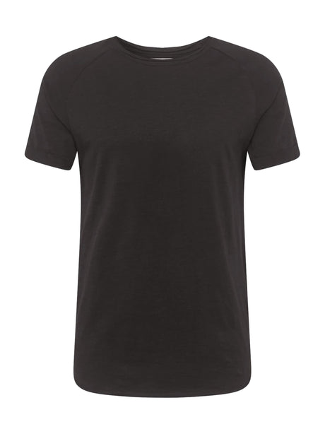 Image for Men's Plain Solid Tee,Black
