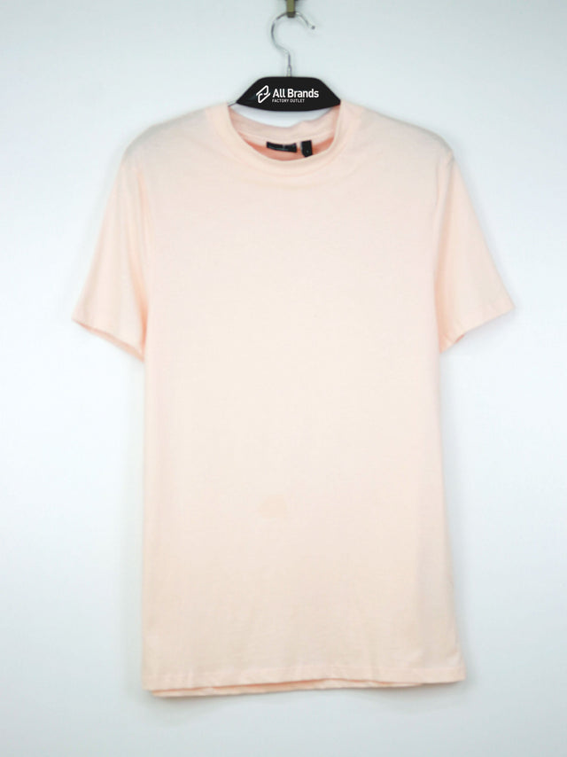 Image for Men's Plain Solid T-Shirt,Light Pink