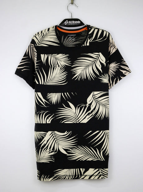 Image for Men's Graphic Printed Top,Black