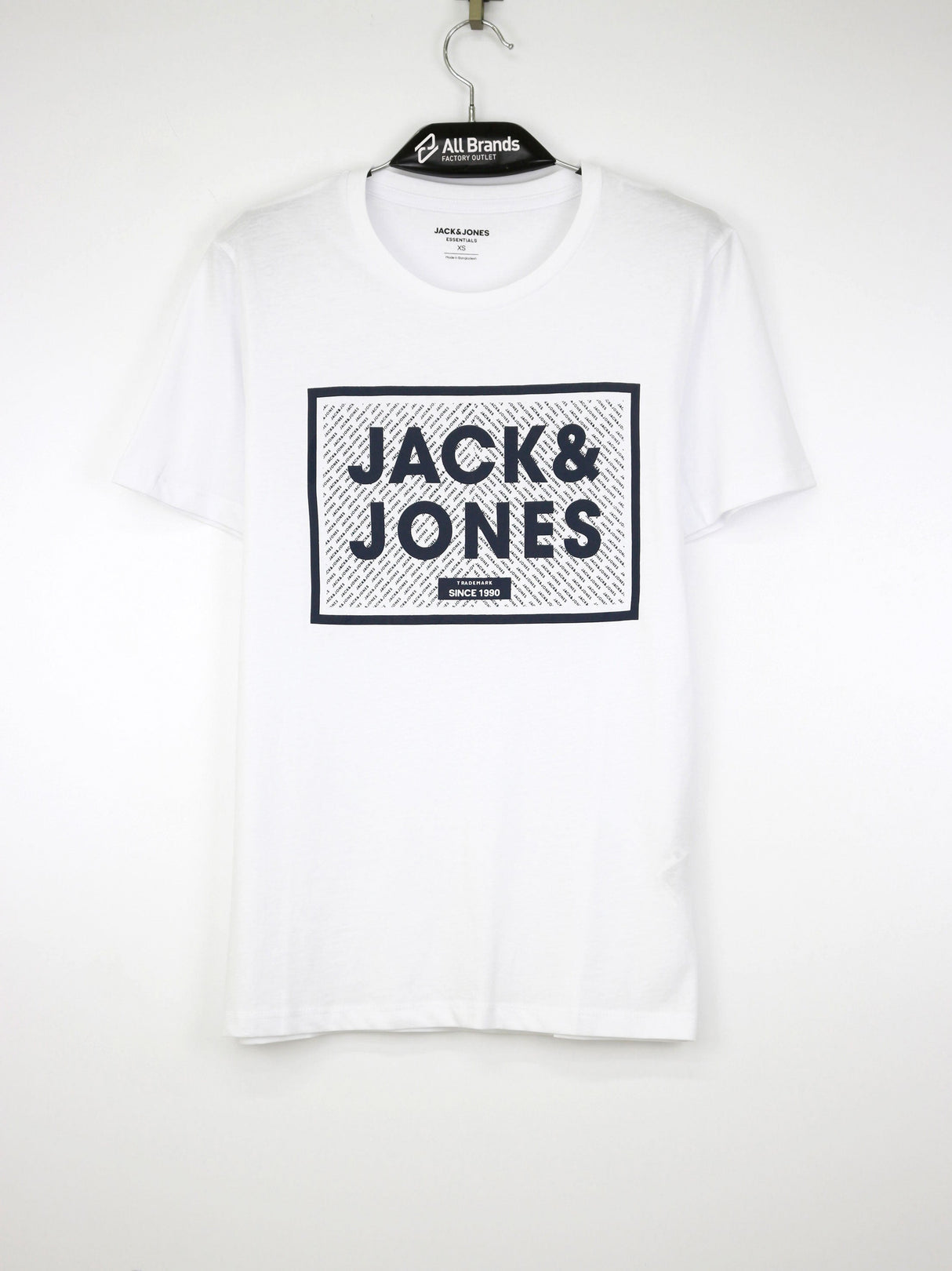 Image for Men's Brand Logo Printed T-Shirt,White