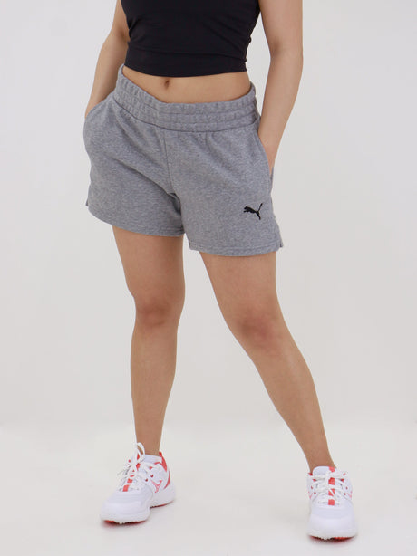 Image for Women's Brand Logo Embroidered Sport Short,Grey