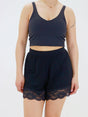Image for Women's Lace Sleepwear Short,Black