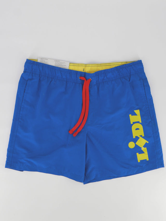 Image for Men's Graphic Printed Swim Short,Blue