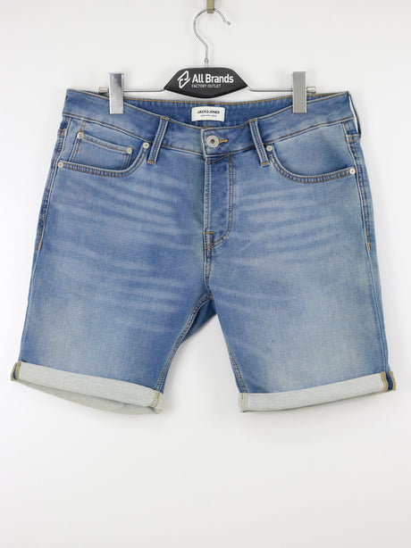 Image for Men's Washed Denim Short,Blue
