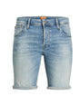 Image for Men's Washed Denim Short,Light Blue