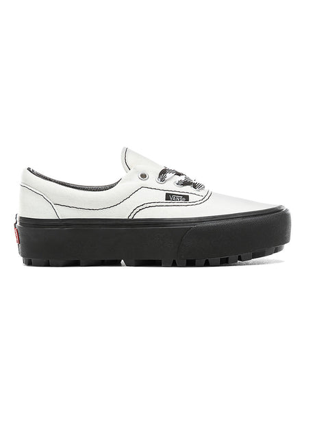 Image for Women's Printed Lace Textured Shoes,Off White