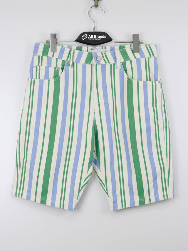 Image for Men's Striped Denim Short,Multi