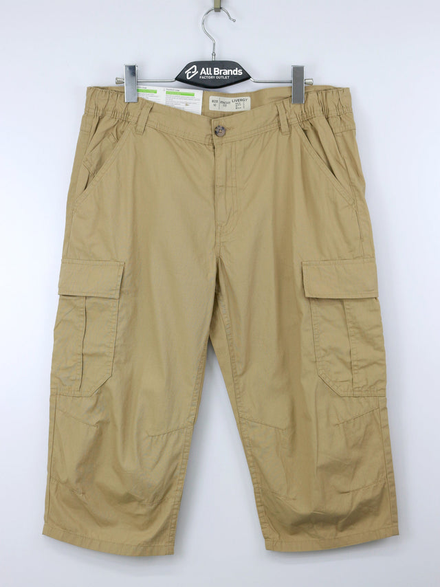 Image for Men's Cargo Capri Short,Beige