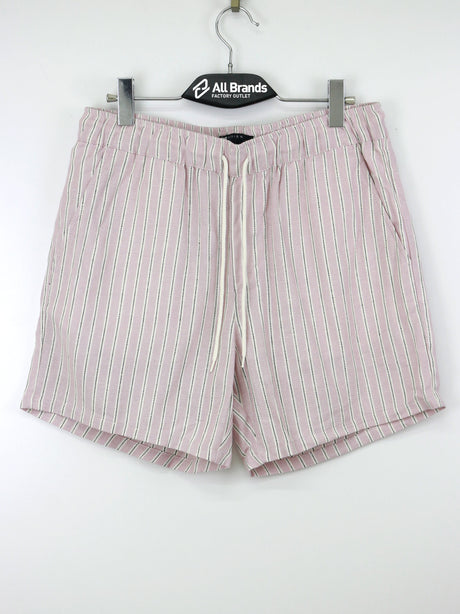 Image for Men's Striped Drawstring Short,Light Pink